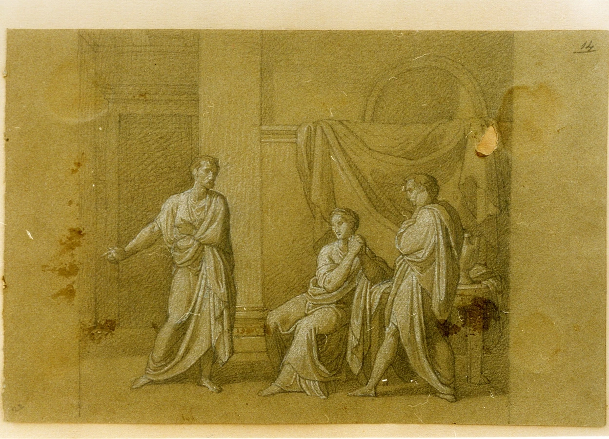 Studio di scena di storia antica - Museo Nazionale di san Martino, Napoli